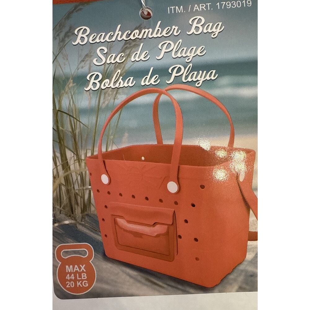 Beachcomber Bag Coral Pink NWT 13.6” X 9.6” X 19.1” - Picture 3 of 7